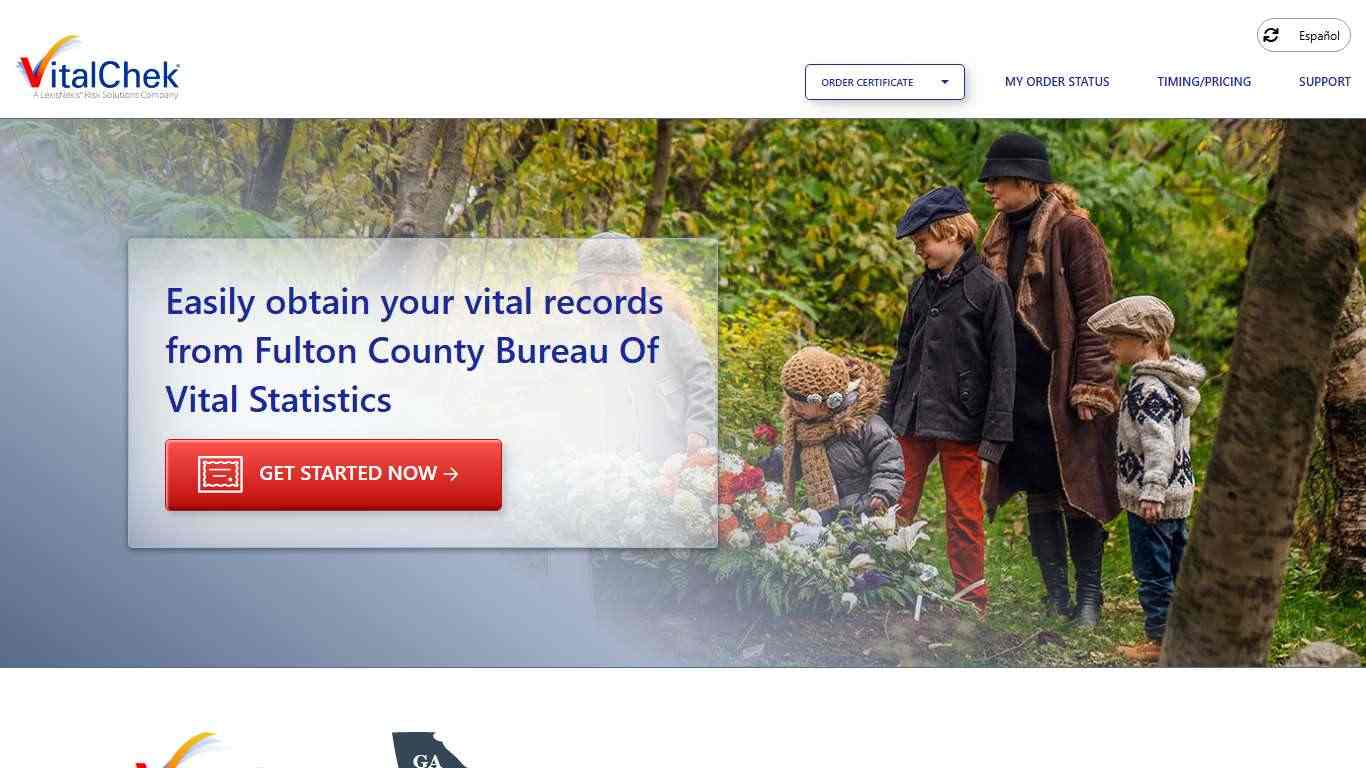 Fulton County Bureau Of Vital Statistics (GA) | Order Certificates - VitalChek